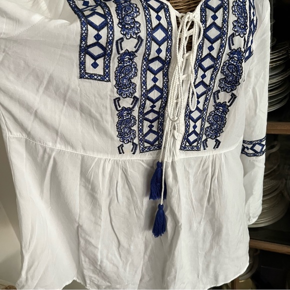 Embroidered Peasant Blouse , Sz XL - Picture 4 of 9